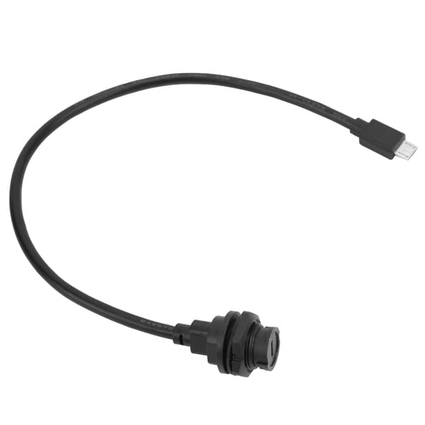 Vandtæt IP68 Micro USB Hun til Han Kabelstik med 1M Ledning E10MCBFF/MCAM