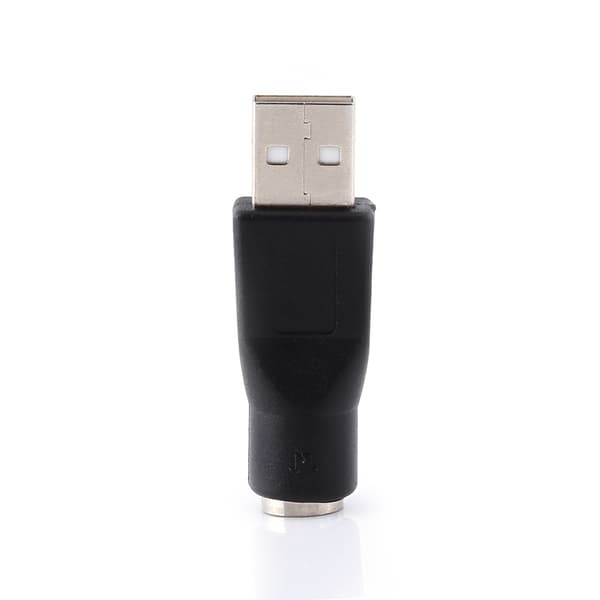 2 stk. USB 2.0 A han til PS/2 hun adaptere konverterstik til pc-computertastaturmus