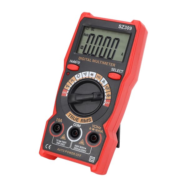 Bilbatteritester Digitalt Multimeter AC DC Voltmeter Ohm Volt Amp Meter Smart Elektrisk Værktøjssæt SZ309