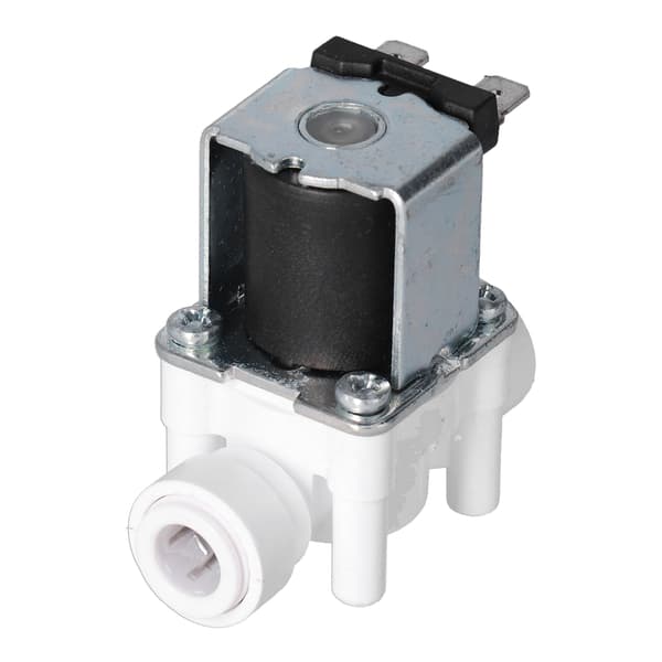 12V DC 3/8 tum snabbkoppling plastmagnetventil, normalt stängd elektrisk ventil