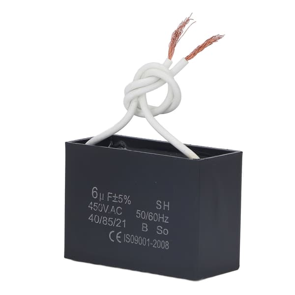 Motorstartkondensator 450V AC 6uF 50/60Hz, tilbehør til ventilatorpumpegenerator
