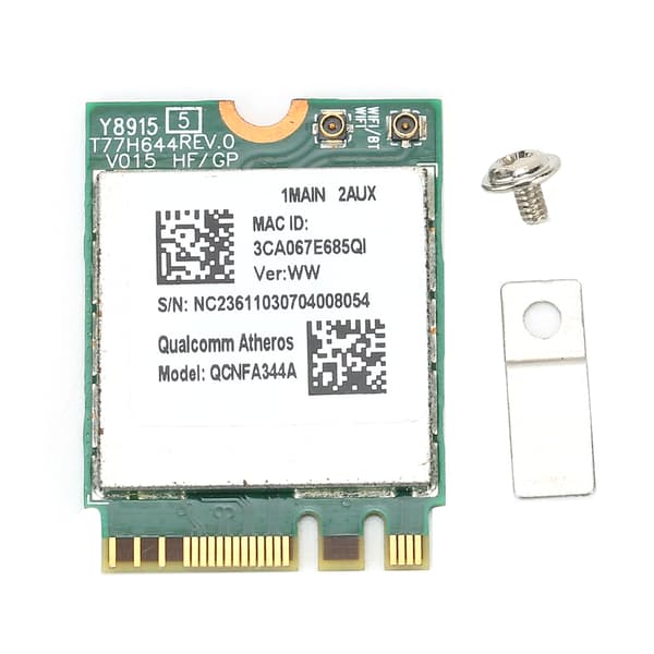DualBand trådløst netværkskort QCNFA344A WiFi til Bluetooth-chipmodel trådløst modul til Windows