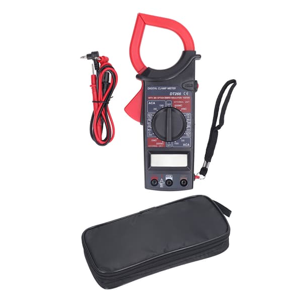 Digital klämmätare Multifunktionell AC DC Voltmeter Smart Strömtestare Multimeter NCV för mätning