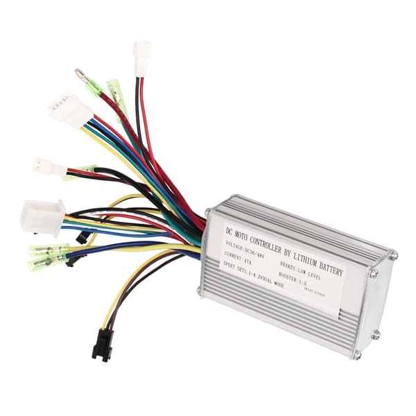 DC Motor Controller med ledningsnet Motor Controller Lithium Batteri til Elcykel 36V 48V 17A