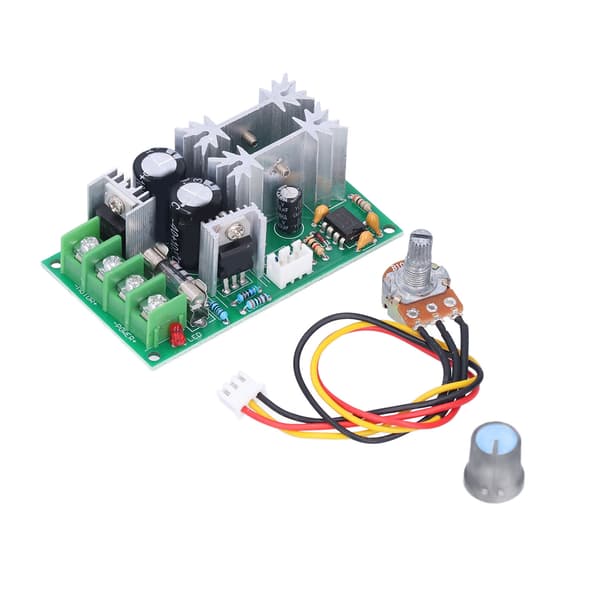 PWM Motorhastighetsregulator DC 10-60V 20A Högeffekts Elektronisk Regulator Drivmodul