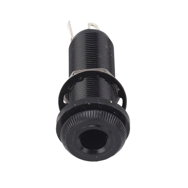 Cylinder Input Output Jack Højfølsom Støjreduktion Bas Barrel Jack til Akustisk Elektrisk Guitar