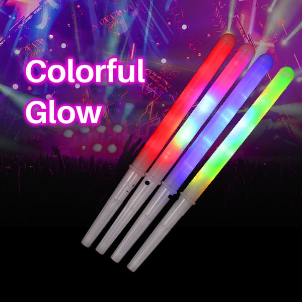 Glow Sticks til Candyflossmaskine, LED Lysende Pinde, Blå/Pink, 50-pak