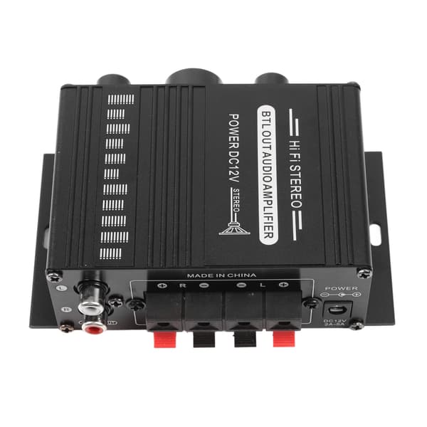 Bil Audio Effektforstærker Dobbeltkanal USB SD-kort AUX Bluetooth Stereo Mini Forstærker 12V