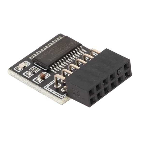 TPM 2.0-modul LPC-gränssnitt Stabil Hög säkerhet Hållbart material 12-stifts LPC-modul för moderkort PC