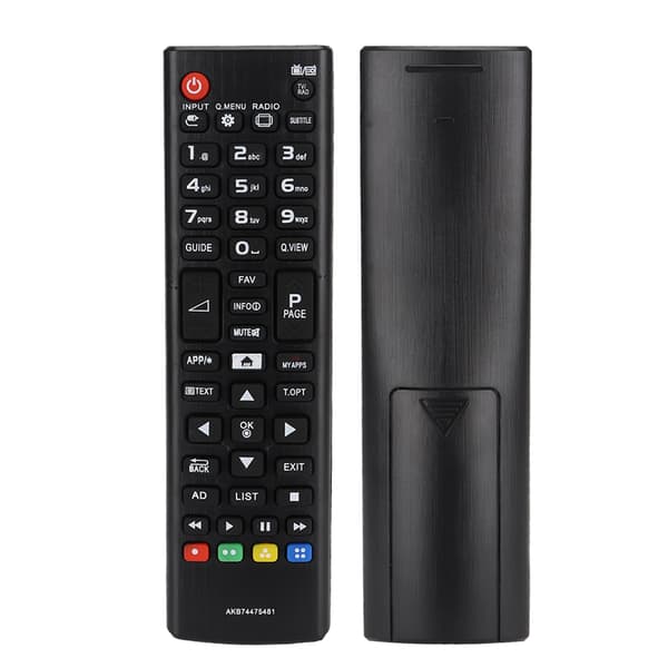 Fjärrkontroll för TV i ABS-material för LG AKB74475481, batteridriven