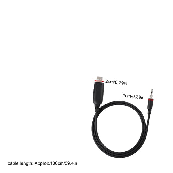 USB-programmeringskabel til YAESU VERTEX VX-6 VX-6E VX-6R VX-7E VX-7R Walkie Talkie-tilbehør