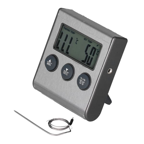 Magnetdesign Grilltermometer Mat Kött Temperaturmätare med Larmfunktion för Kök