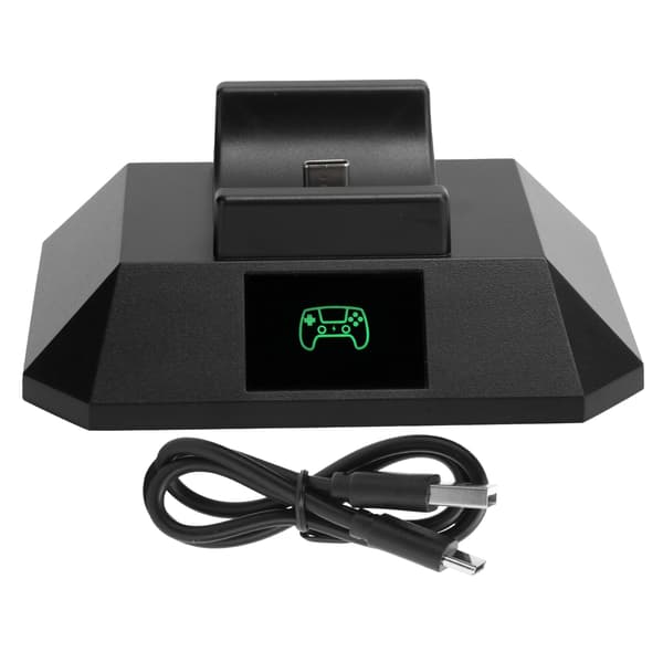 Controller enkelt opladningsstander opladerstation dock med display til PS5 Gamepad