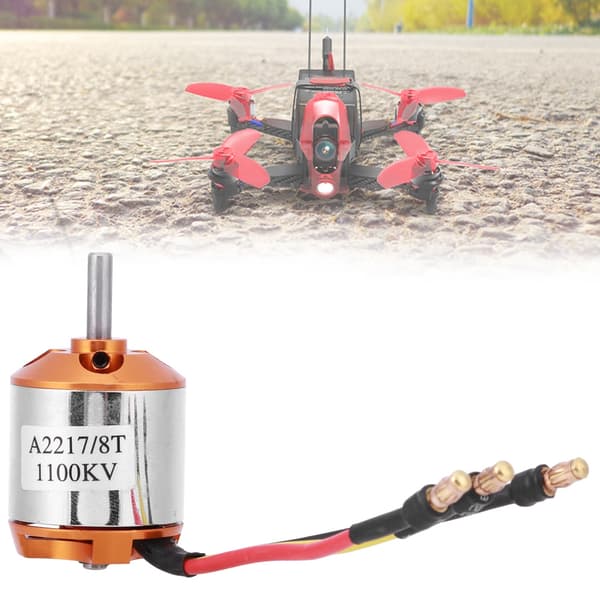 A2217 Børsteløs Motor til RC Fastvinge Quadrocopter Drone Dele Tilbehør A2217 1100KV