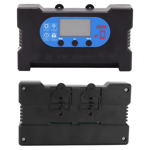 Solarkontroll Dubbel USB Typ C DC Snabbladdning Solcellsladdningsregulator Solpanelregulator 80A
