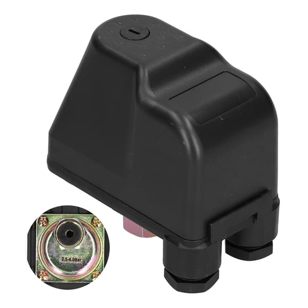Vattentryckspumpbrytare Högeffekts självsugande vattenpump tryckregulator AC 220V