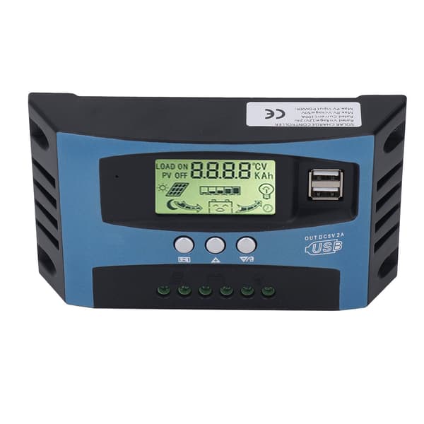 MPPT Solar Charge Controller 100A, 12V/24V Auto Digital Display, PV Regulator med Real-Time Tracking, Batterioplader