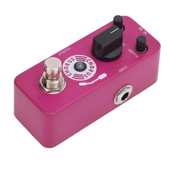 Choruspedal True Bypass Varm Klar Analog Chorus Effektpedal för Elgitarr Bas