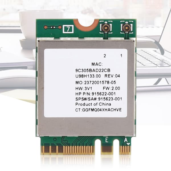 Netværkskort RTL8822BE Dual Band 2.4G/5G M.2 Interface Understøttelse af Bluetooth 4.2