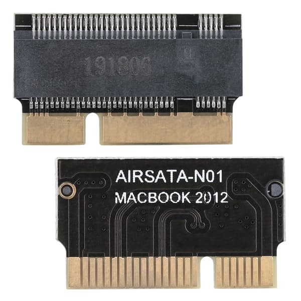 SATA M.2 NGFF SSD -sovitin Macbook 2012 -kiintolevylle, ajuriton sovitinkortti