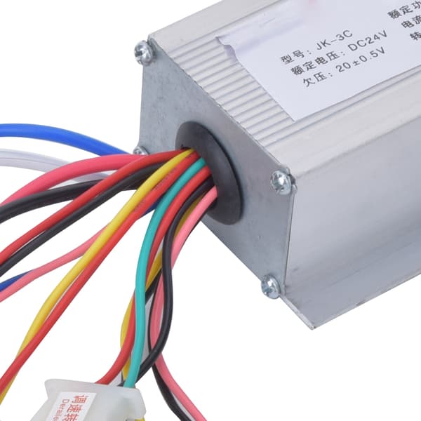 24V250W Elektrisk Scooter Børste Controller Tilbehør i Aluminiumslegering Sølv