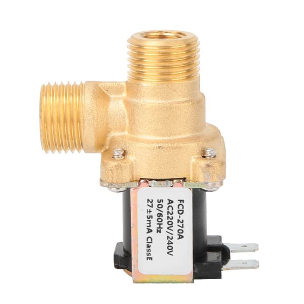 1/2\" NC Mässing Magnetventil AC220V Vatteninlopp Elektromagnetisk Strömbrytare