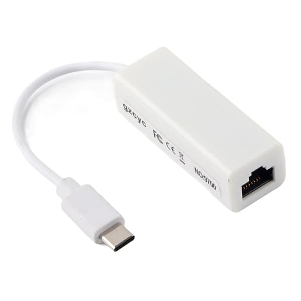USB 3.1 Type C til RJ45 100Mbps Ethernet LAN Netværksadapter Konverter til MacBook USB-C Laptop