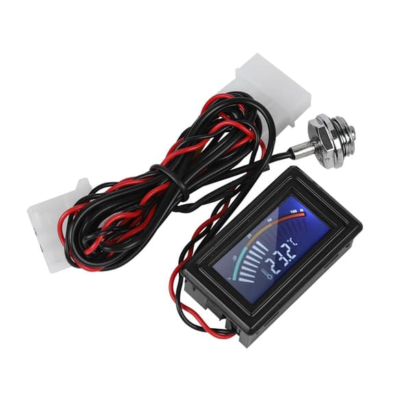 PC Vattenkylningssystem Pekardisplay Termometer Temperaturmätare