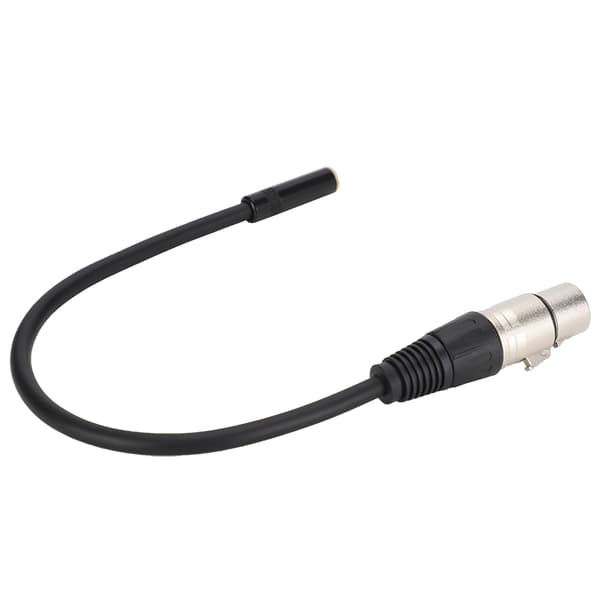 3,5 MM hun til XLR hun zinklegering 3,5 MM interface lydadapterkabel patchkabel
