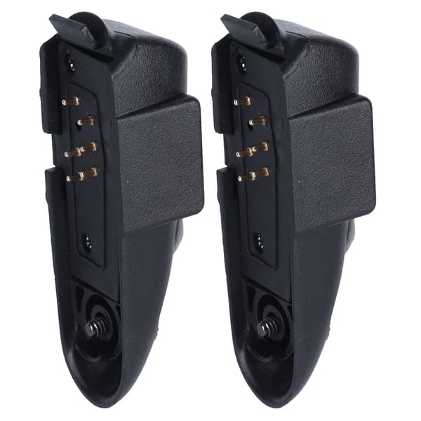 2 stk. Walkie-Talkie 7-ben til 2-ben headsetadapter Bærbar lydheadsetadapter til GP328 GP340
