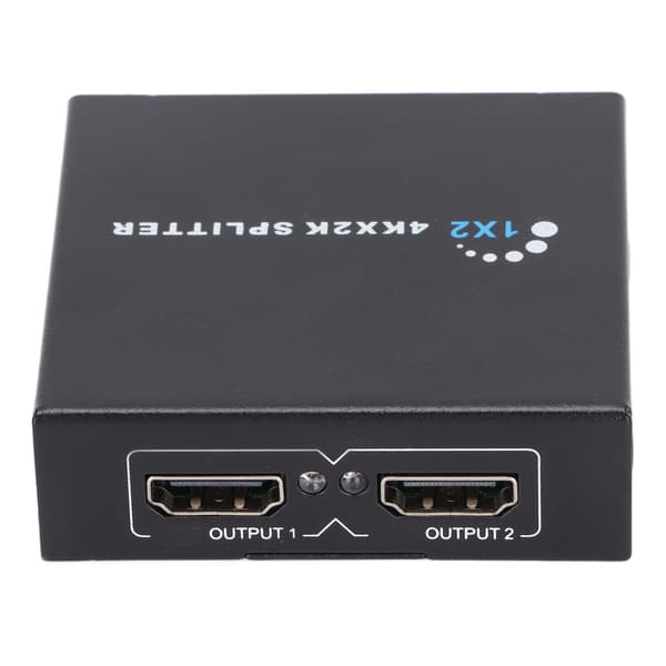 HD Multimedia Interface Splitter 1 in 2 ut HD Multimedia Interface Extender för bildskärmar LCD-TV-apparater Datorer 100‑240VEU-kontakt