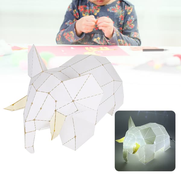 Boardattack Papercraft Kit USB-driven DIY Handgjorda Pedagogiska Leksaker för Barn