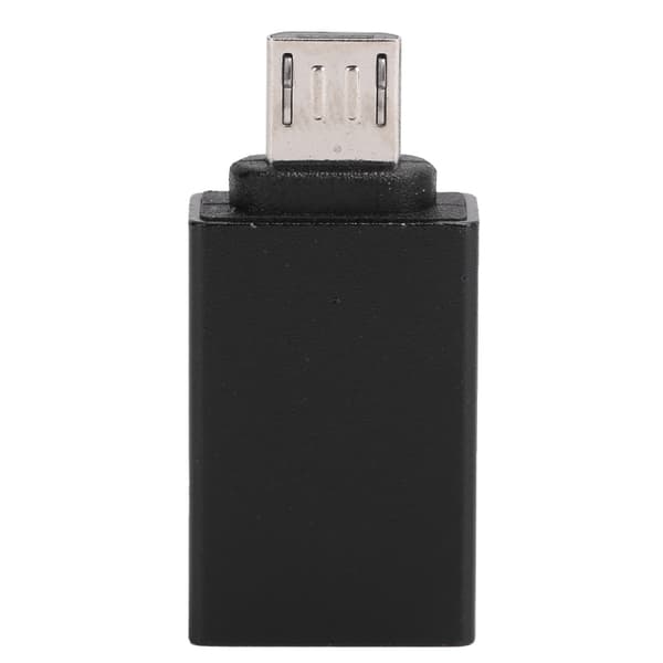 USB till Android-adapter Micro OTG-konverteringskontakt Dataöverföring Laddningsenhet Svart