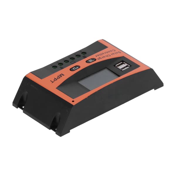 MPPT Solar Charge Controller 60A, 12V/24V Auto, Dobbelt USB-udgang, PV Panel Batteriregulator