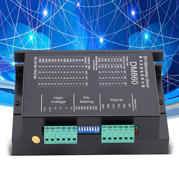 DM860 Stepper Motor Driver 2-faset 4.2A CNC-controller PUL/DIR
