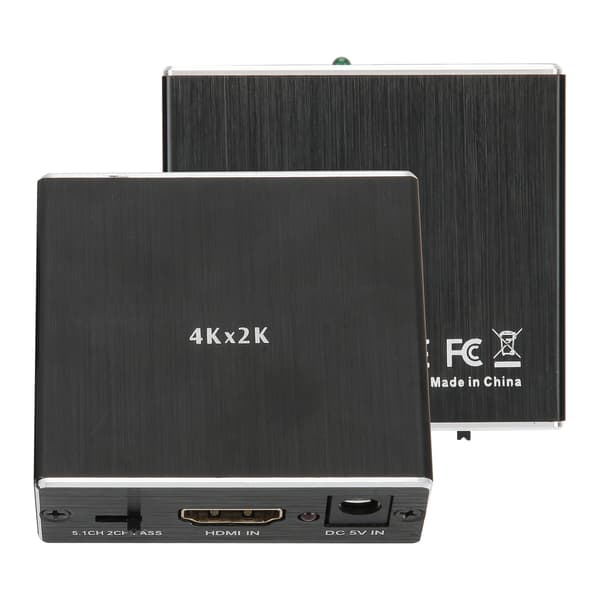 4K X 2K Audio Extractor til HDMI SPDIF 3,5 mm Stereo Audio Extractor Converter Audio Splitter