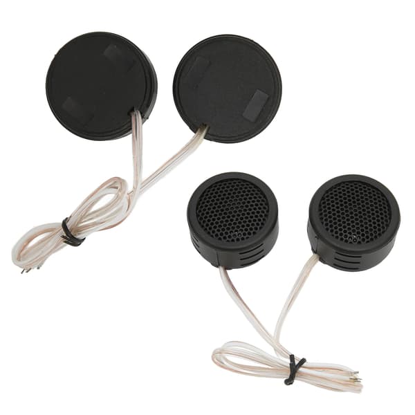 2 stk. bil-diskanthøjttalere 97dB 500W Dome Indvendig Stereo Audio Højttaler med Base til Lydsystem