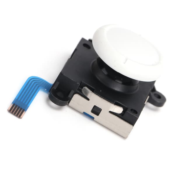 Analog joystick-tumspaksknappsmodulersättning för Switch Joycon/Lite-kontroller Vit