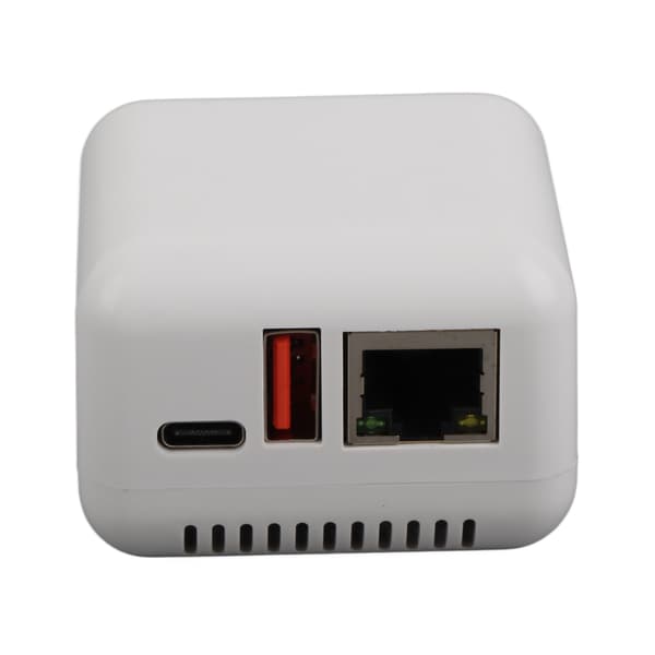 USB 2.0 Nätverksskrivarserver 5V LAN Print Share Server Trådlös skrivarserver för Windows XP för Android för Linux 3.4 100‑240V EU-kontakt