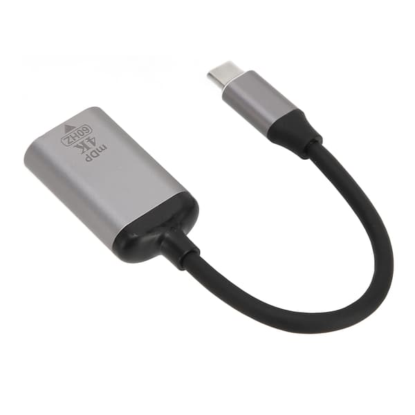 USB C til DisplayPort-adapter 4K 60Hz aluminiumslegering Plug and Play USB C til Mini DP-adapter til bærbar computer, telefon, tablet