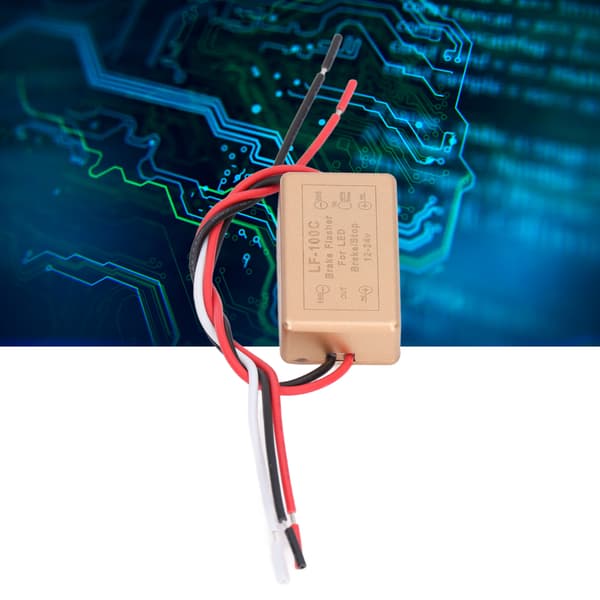 Bil LED Strobe Controller ABS Blinker Modul för E-cykel Motorcykel Bil