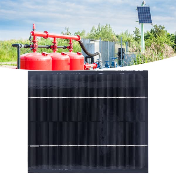 Vandtæt solpanel 6W 12V DIY solpanel til solcellelegetøj/lys/displays videnskabelige projekter