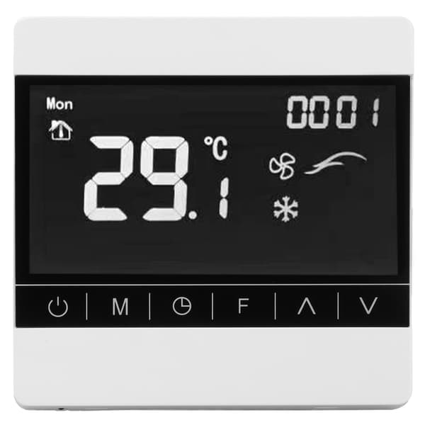 AC220V Golvvärme Termostat Programmerbar Intelligent Värmetemperaturregulator