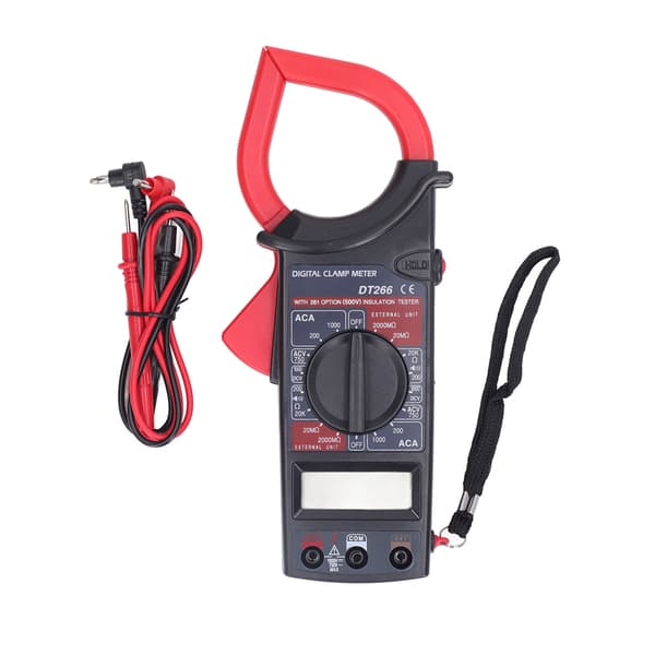 Digital klämmätare Multifunktionell AC DC Voltmeter Smart Strömtestare Multimeter NCV för mätning