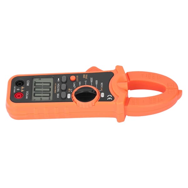 AC/DC Tangamperemeter 1999 Tællinger NCV True RMS Multimeter LCD Baggrundsbelyst Tester