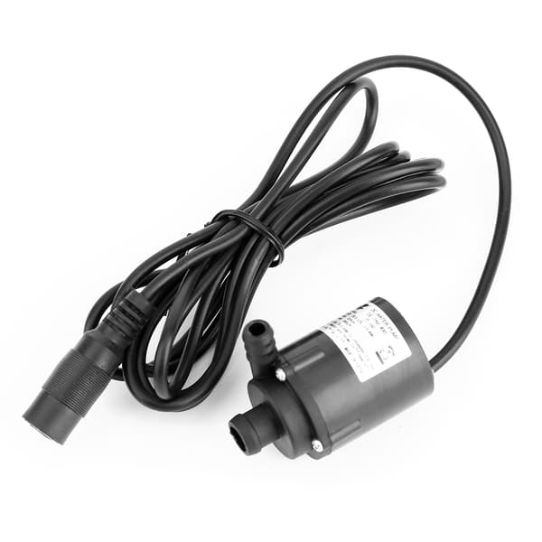 Lågtryckspump DC 12V Mikrobortslös Dränkbar Motor Vattenpump Solkylning 200L/H
