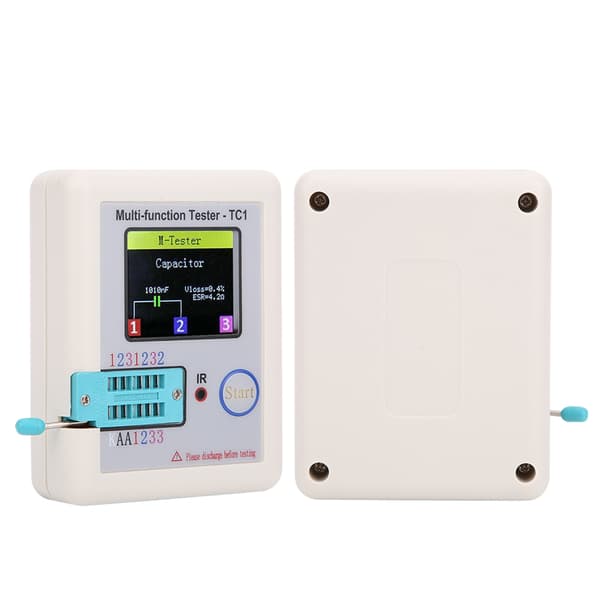Multifunktionel Transistor Tester 1.8in TFT Display Skærm LCR‑TC1 til Kondensator Dioder