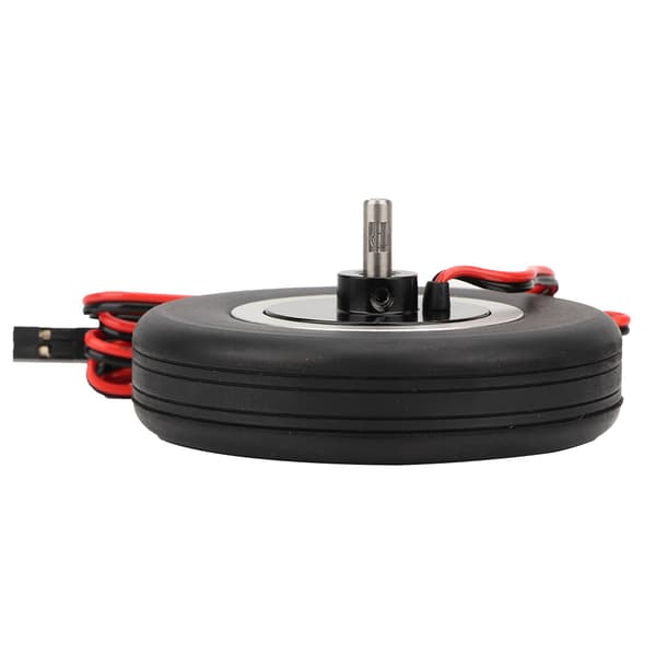 65 mm gummidæk hjulbremsesystem med 4 mm aksel til RC-fly