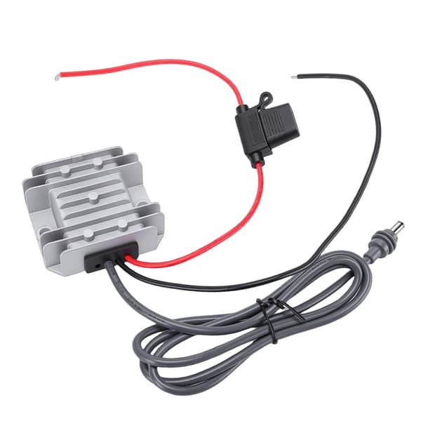 DC Boost Converter 12V/24V til 30V 3.5A Step-Up Strømadapter til Mini Router, med sikring, 5.5x2.1mm