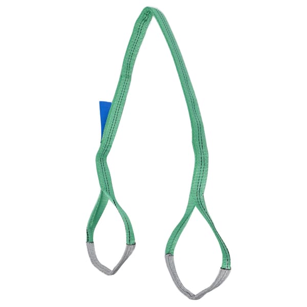 2T Platt Lyftsele Höghållfast Polyester Kran Lyftband Riggningsutrustning 2m